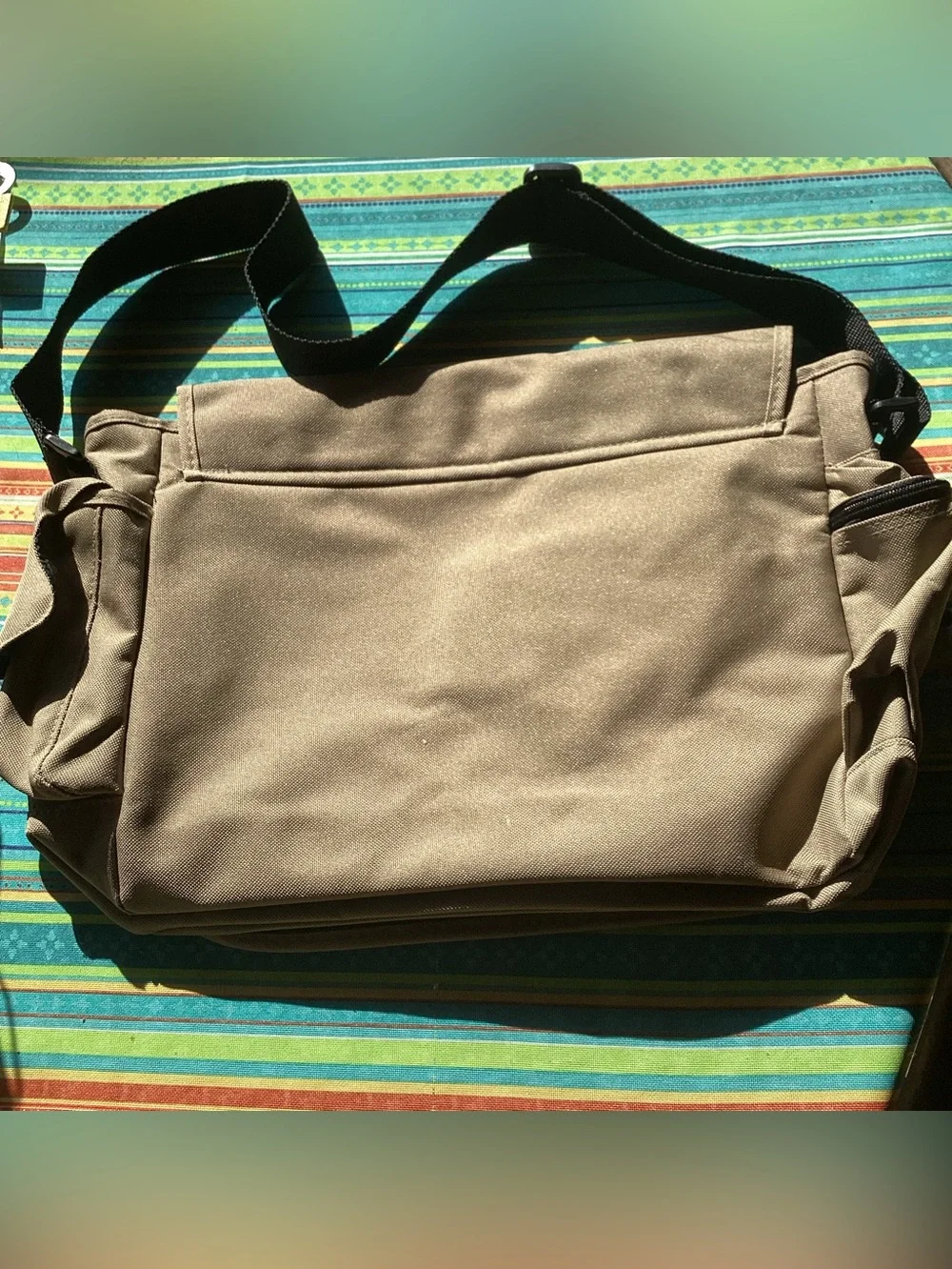 NW Missouri State University Vintage Messenger Bag with Bobby Bearcat Mascot